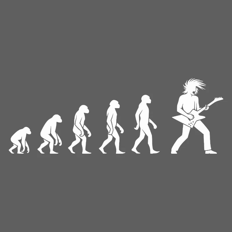Evolution der Gitarrenkunst Rock n Roll