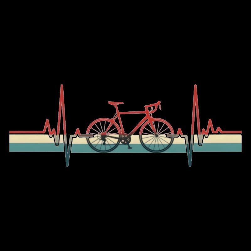 Cyclisme Heartbeat Vélo Amour Vélo Cyclisme