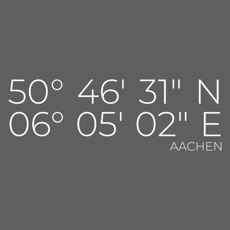 coordinates Aachen
