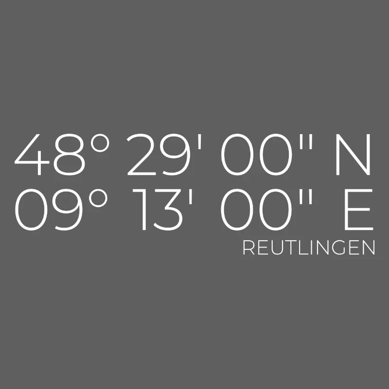 Coordinates Reutlingen