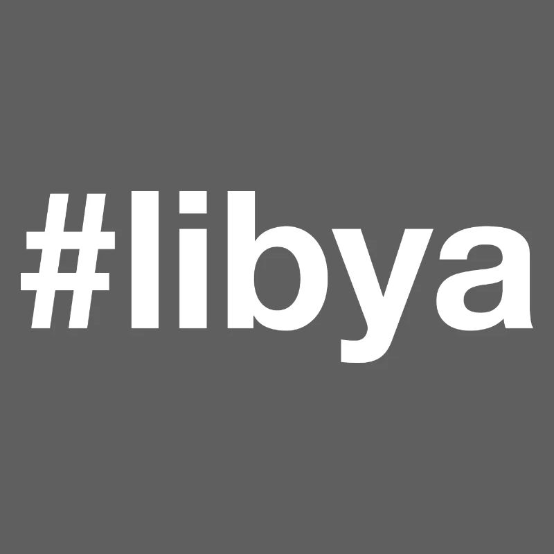 LIBYA Hashtag Libyen