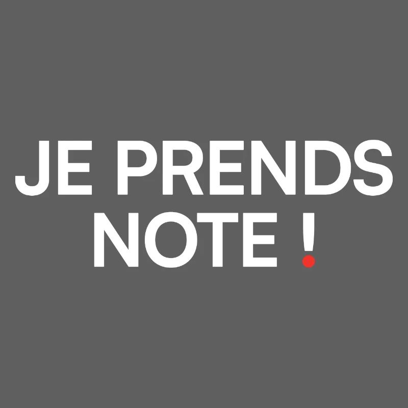 Je prends note humour réunion bureau