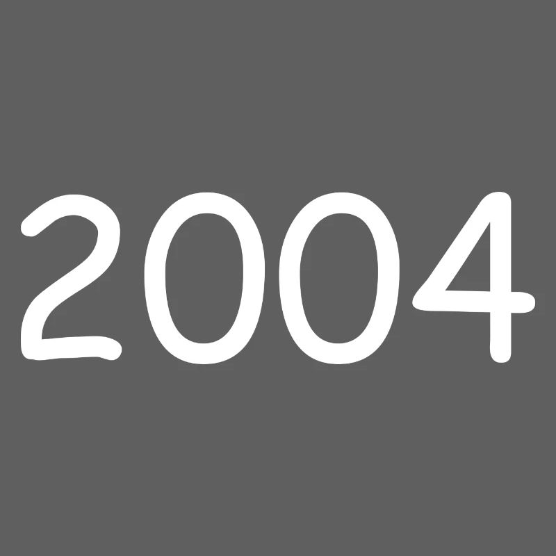 2004 20e anniversaire année blanc