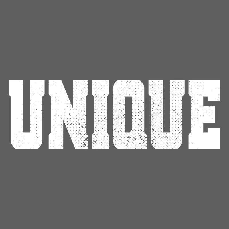 Unique Einzigartig Unikat Selbstwert Einzig Artig