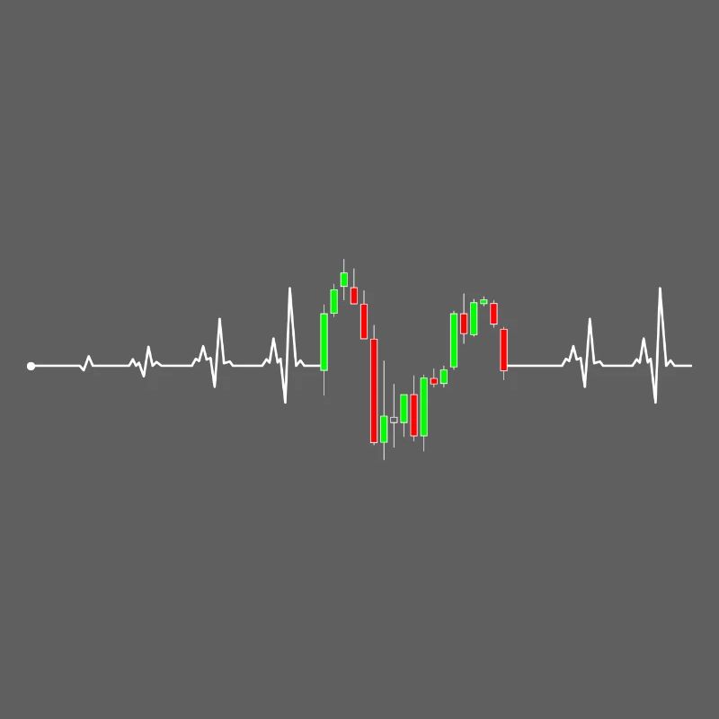 Heartbeat Chart Neon