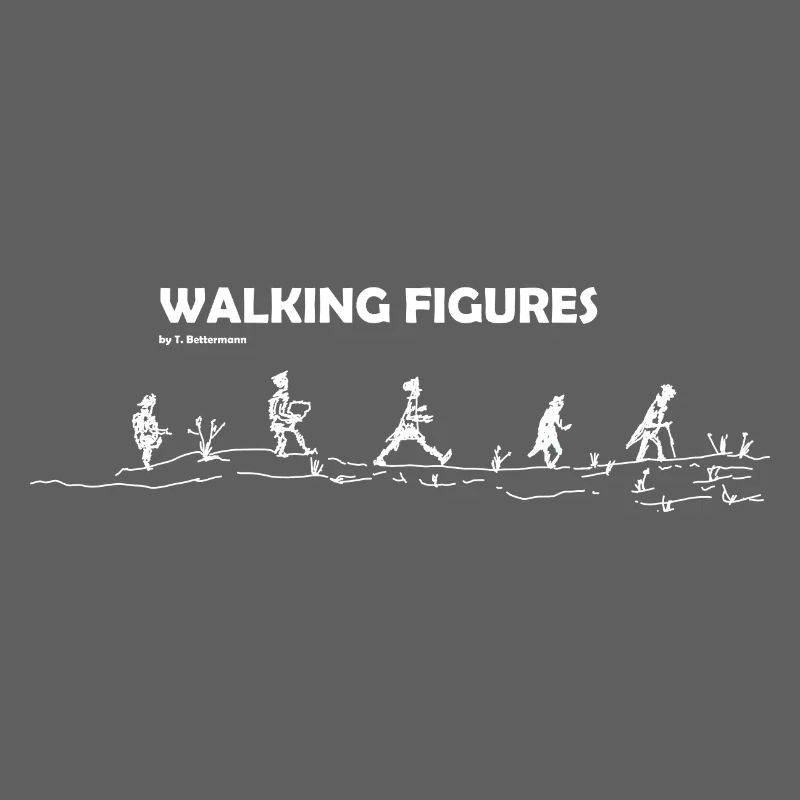 Figures de marche blanc