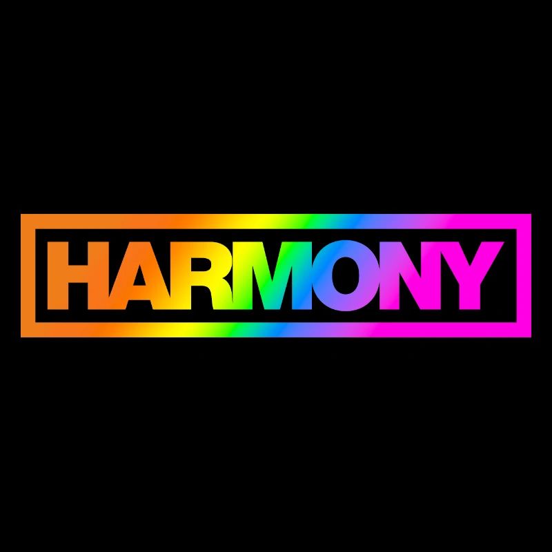 Typo HARMONY Kontur Rainbow
