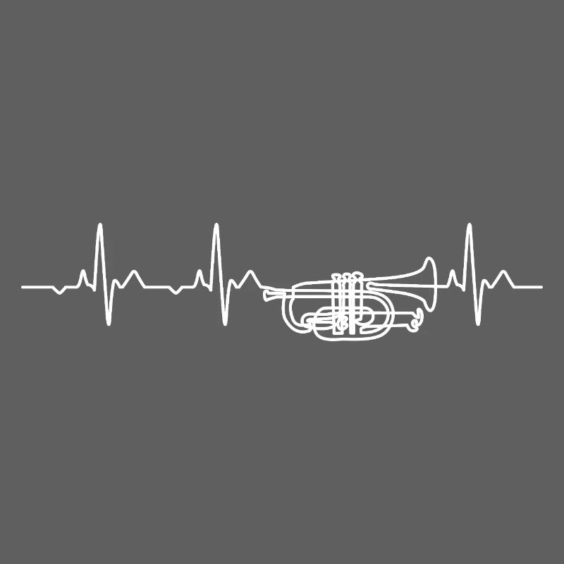 Mellophone Heartbeat Marching Band Gift