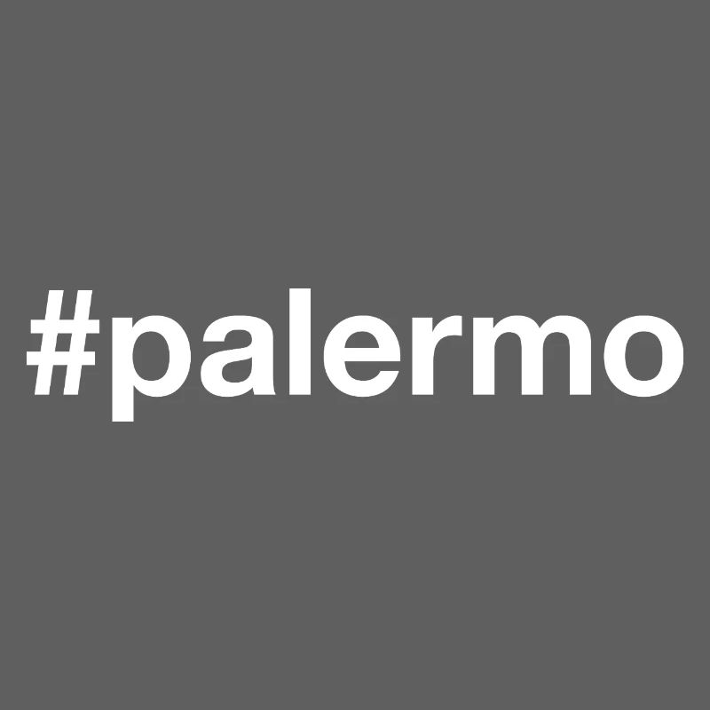 Palermo White Hashtag