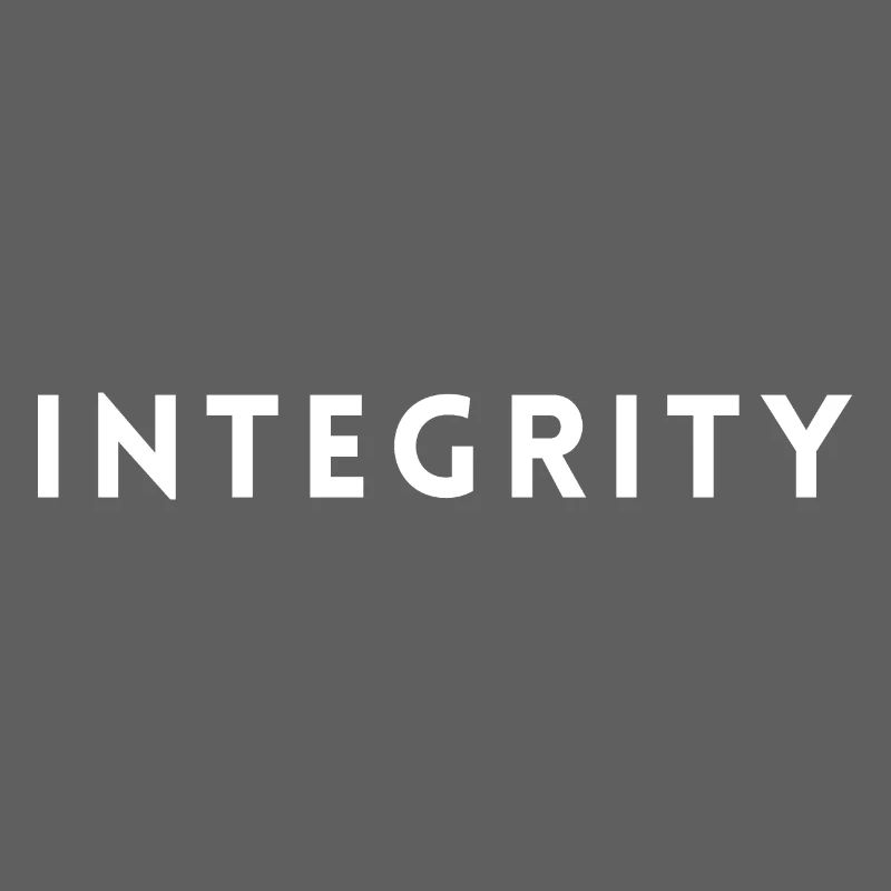Integrity Discipline Charakter Minimales Hemd