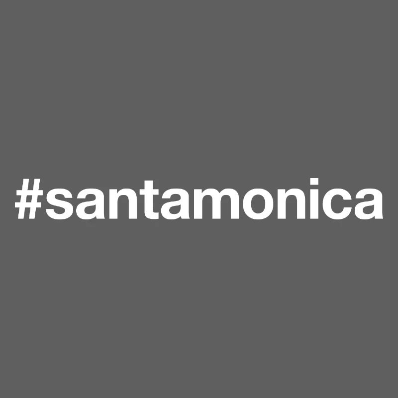 SANTA MONICA Hashtag
