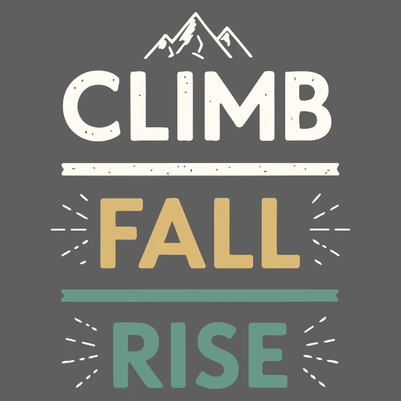 Climbs Falls Raises Mountain