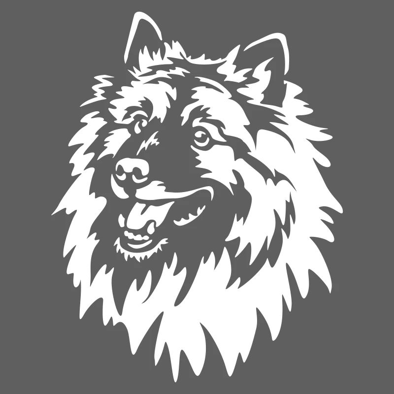 Wolfsspitz Kopf "Black Edition"
