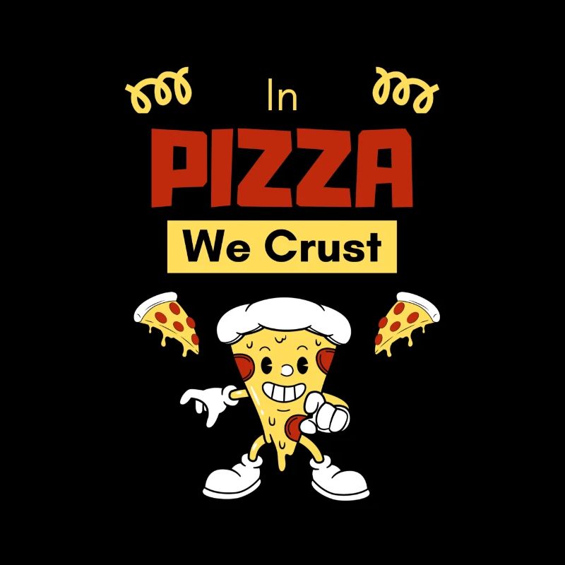 In der Pizza machen wir eine Kruste