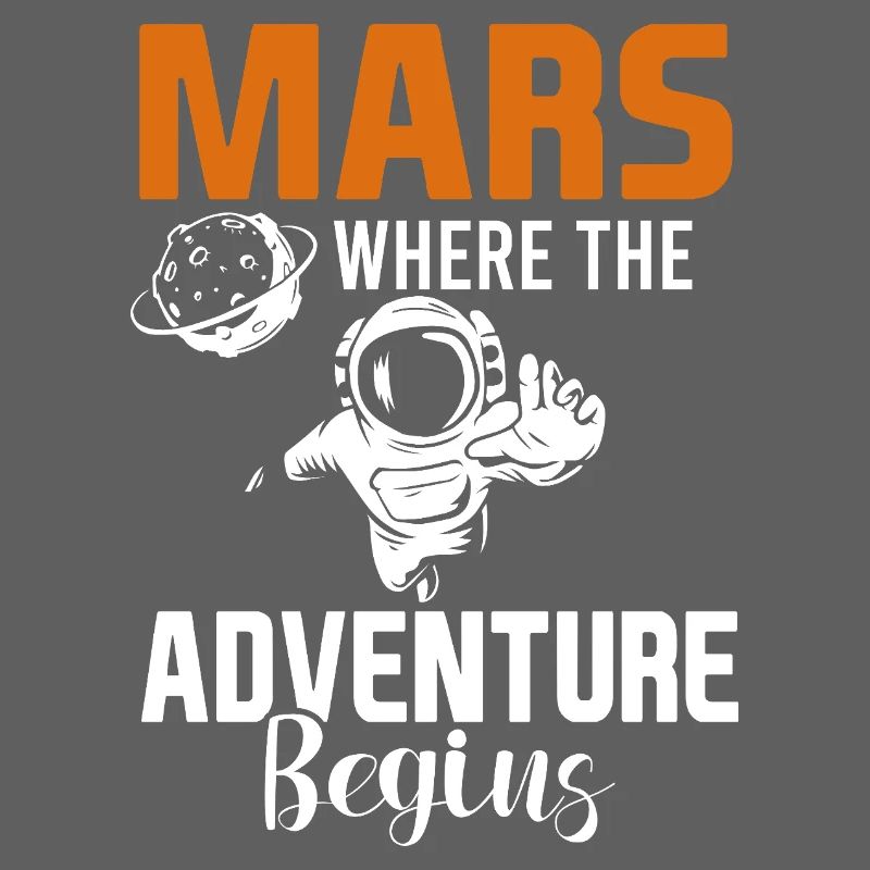 Mars Planet Space Vintage Rocket