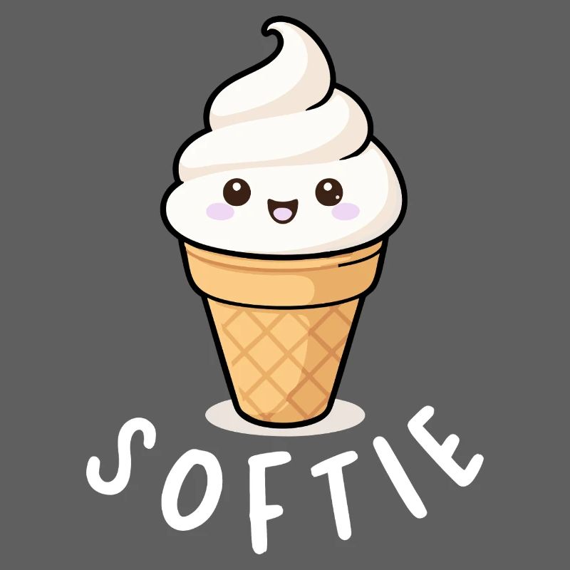 Softie Softeis Liebe Minimal Statement