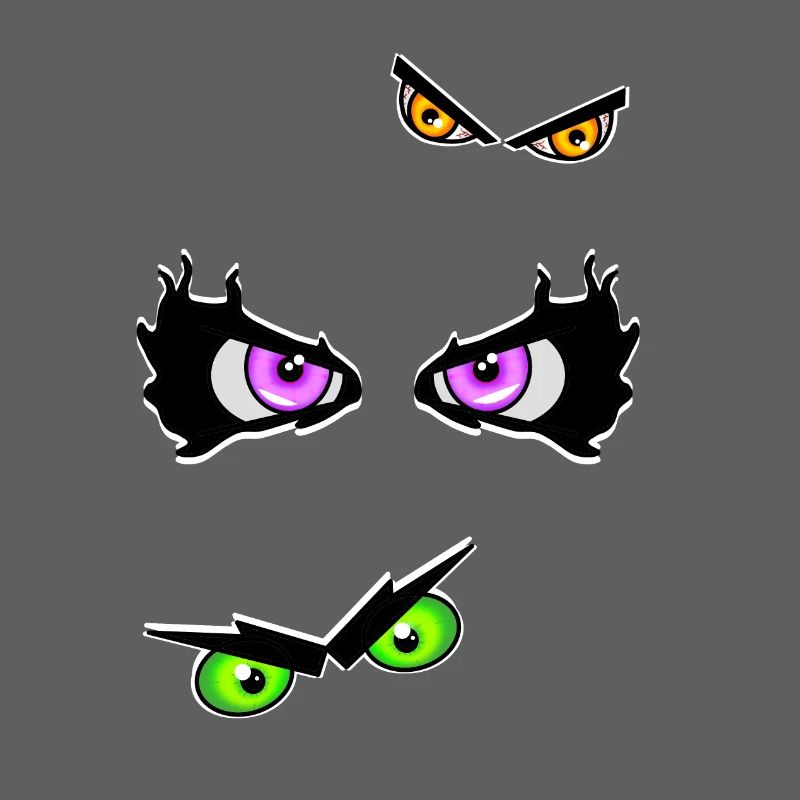 Halloween eyes evil