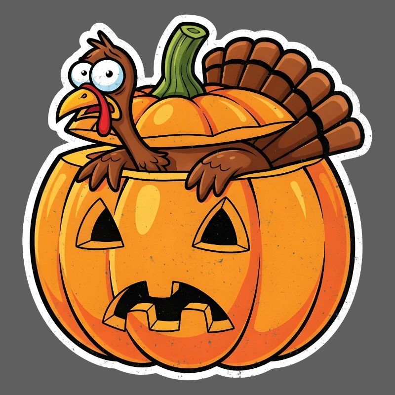 Pumpkin Heroes : Dinde effrontée à l’automne Halloween