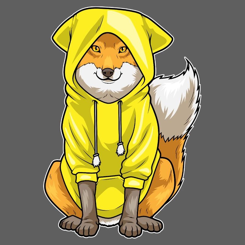 Fox Winter Pullover Hoodie