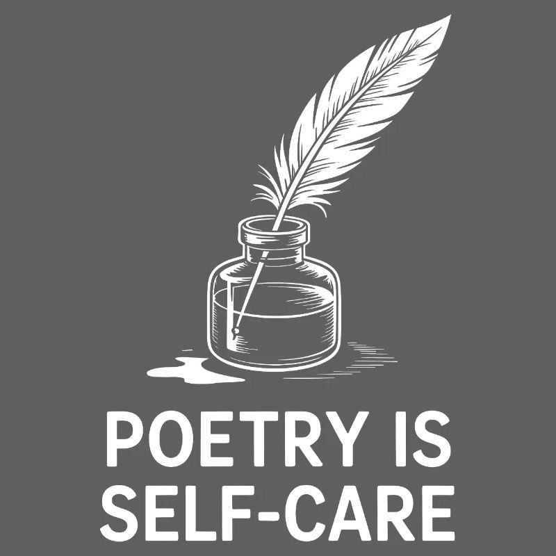 Poetry Self-Care Quill Design