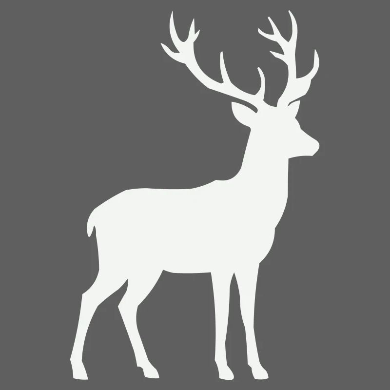 Silhouette de cerf