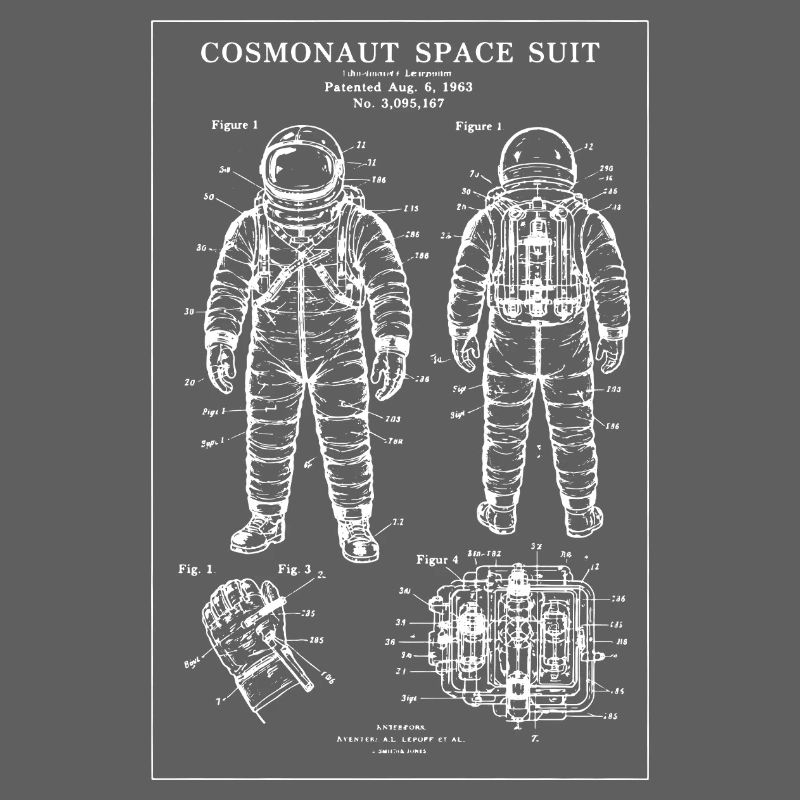 Cosmonaut Space Suit Blueprint