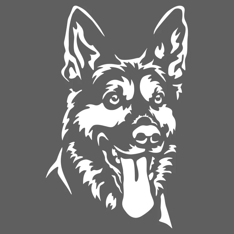 German Shepherd Head