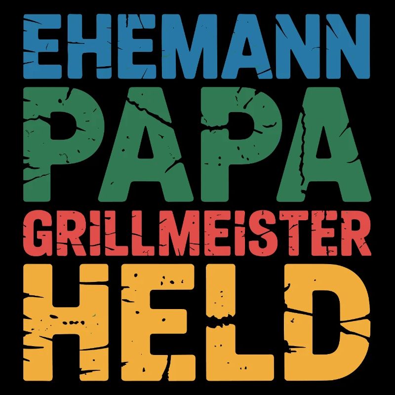 Dad Father Grill Master Hero Fun BBQ