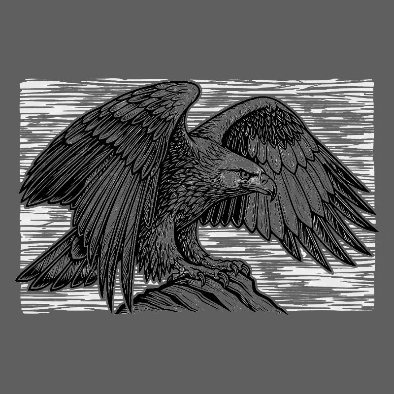 Sweet Golden Eagle | Cute Eagle Motif Gift