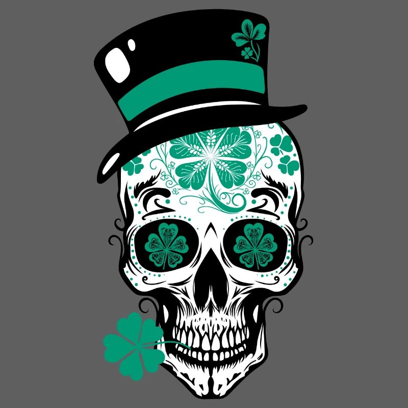 Sugar Skull St Patrick's Day
