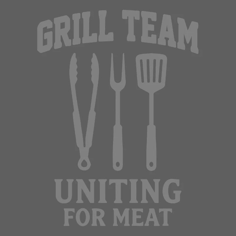 GRILL TEAM UNITING FOR MEAT BBQ Graphic