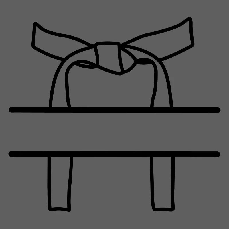 Transparentes Band oder Obi