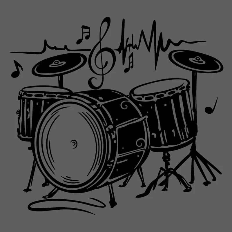 Drums Drums with heartbeat