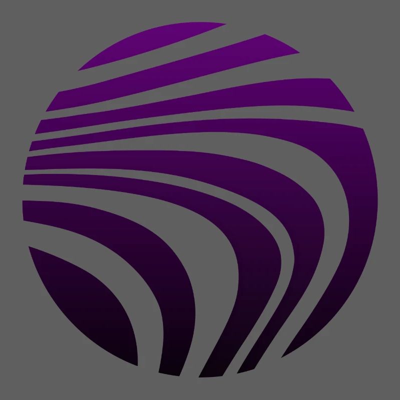 Psychedelic Pattern Violet Gradient