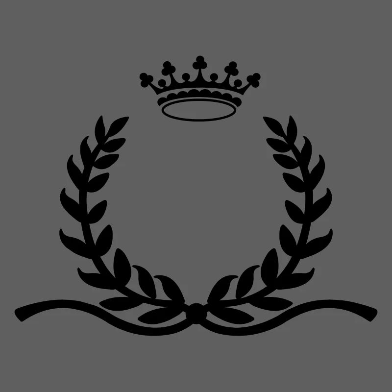 Couronne de laurier avec longue couronne d’éperons