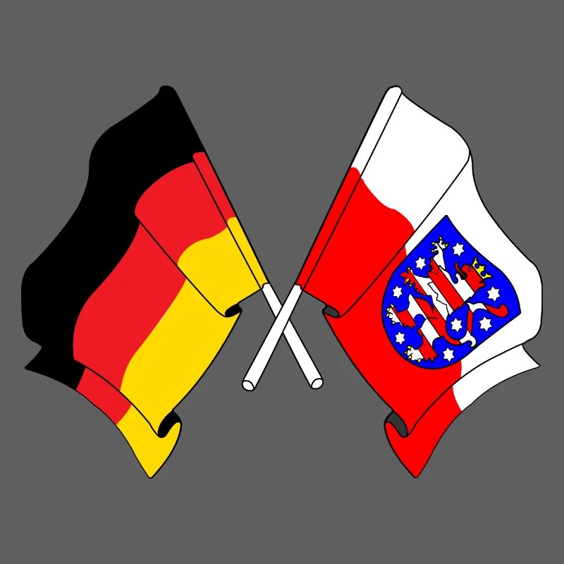 Drapeau Allemagne Thuringe