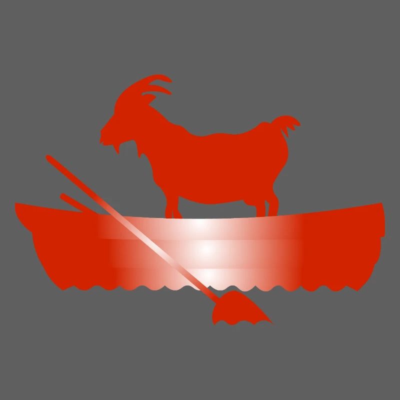 G.O.A.T. Ziege im Boot