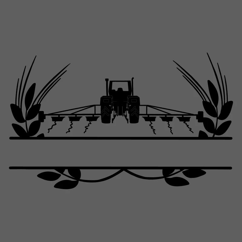 Ackerbau Traktor Getreideanbau
