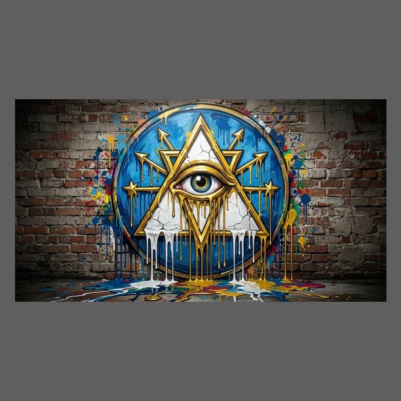Garffiti Triangle Eye