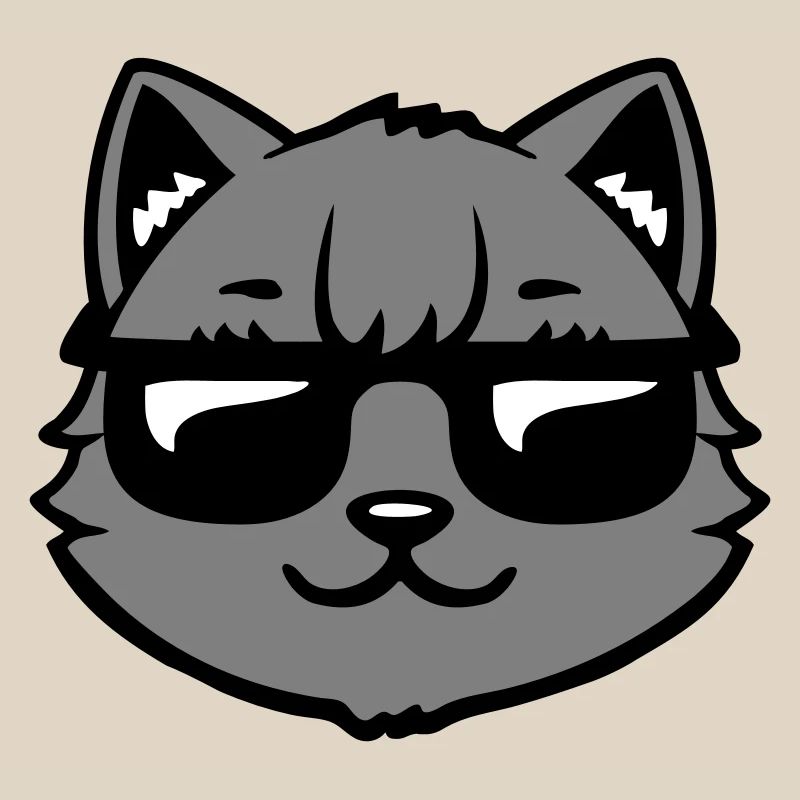 Lunettes de soleil gris chat Look cool style décontracté