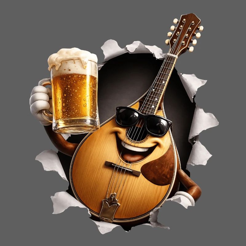 Mandolin Beer Musical Instrument