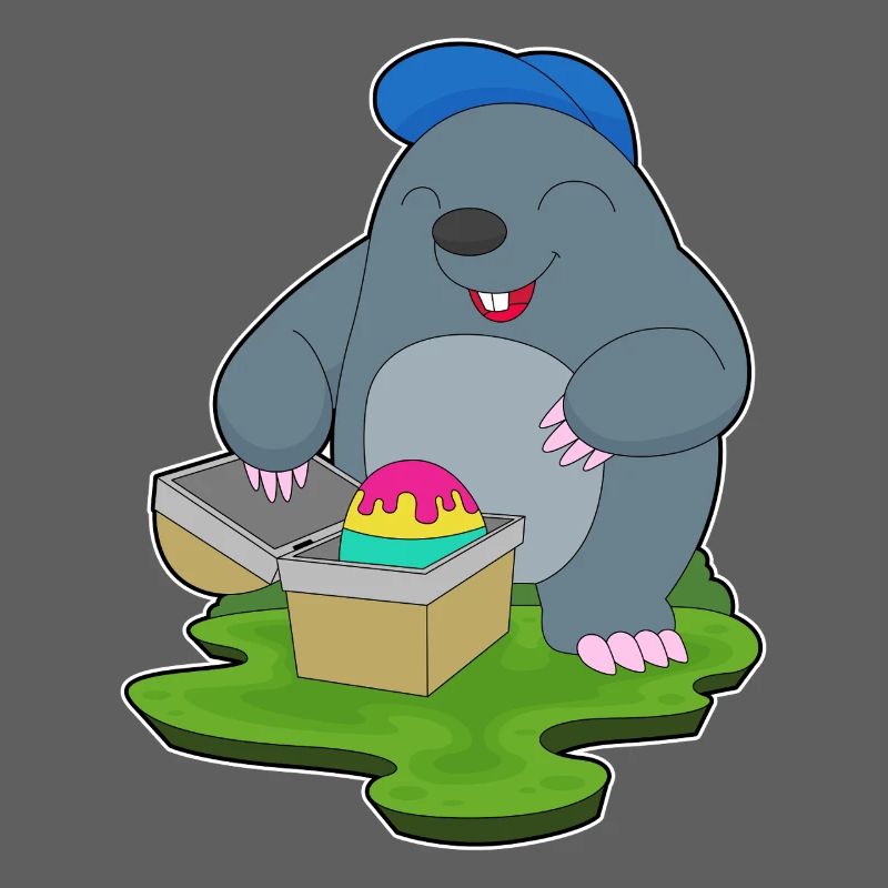 Mole Easter Easter Egg