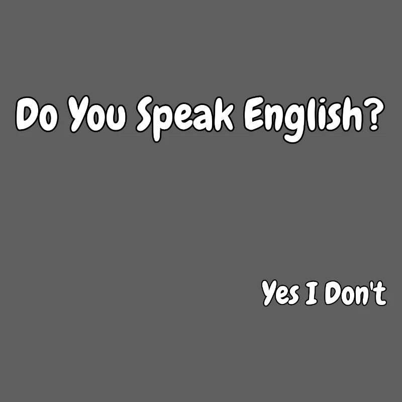 Conception drôle de blagues en anglais