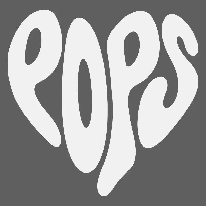 Pops – Kleines Herz (Benutzerdefinierte Farbe)