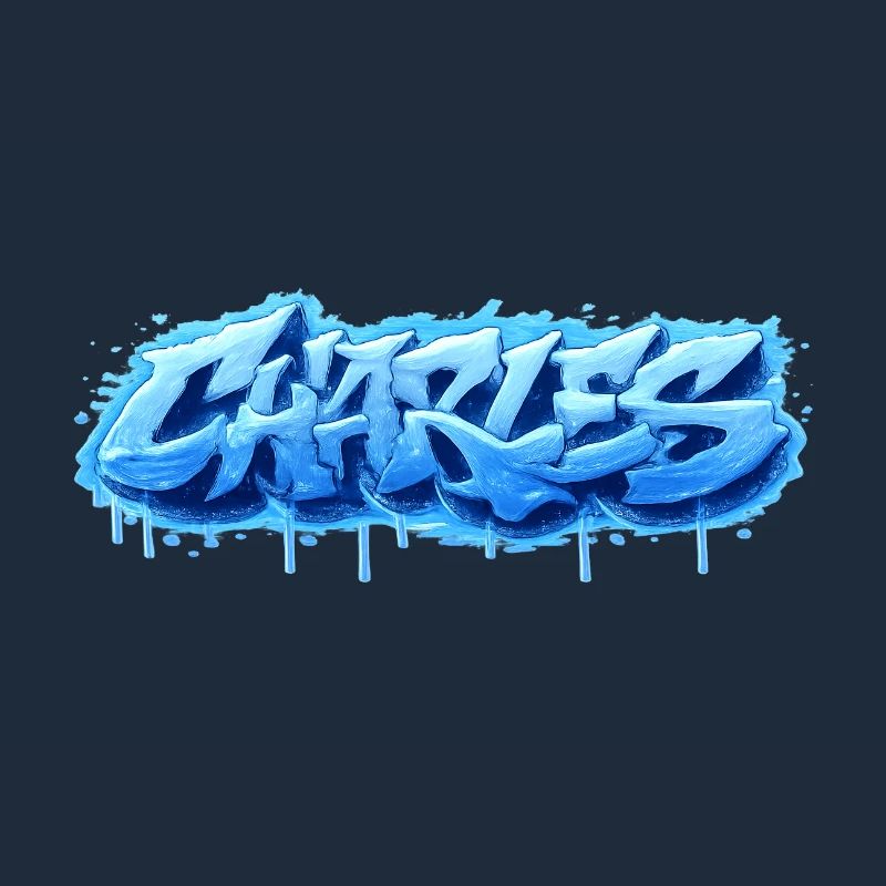 Graffiti Charles Name Gift Ideal Printable