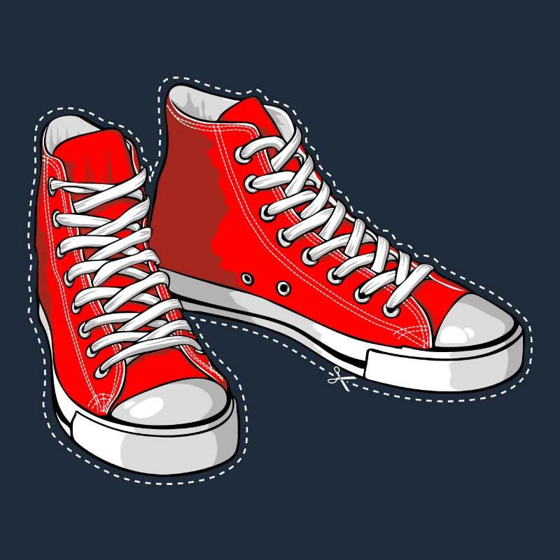 Baskets rouges