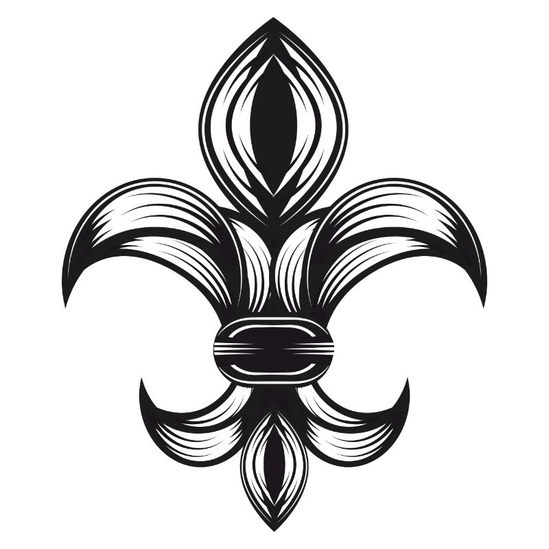 stylized iris - Fleur-de-Lys