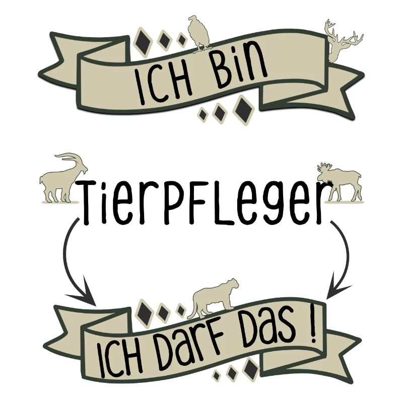 Lustiger Tierpfleger Spruch - ich darf das!