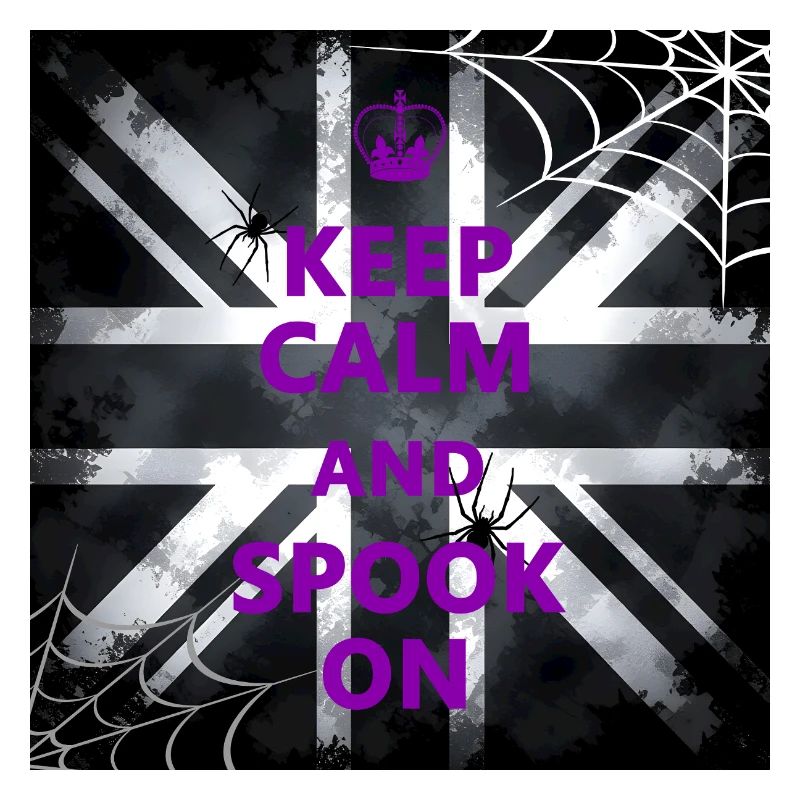 Keep Calm Spook Violet