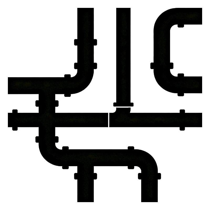 Black Cane Net Pattern